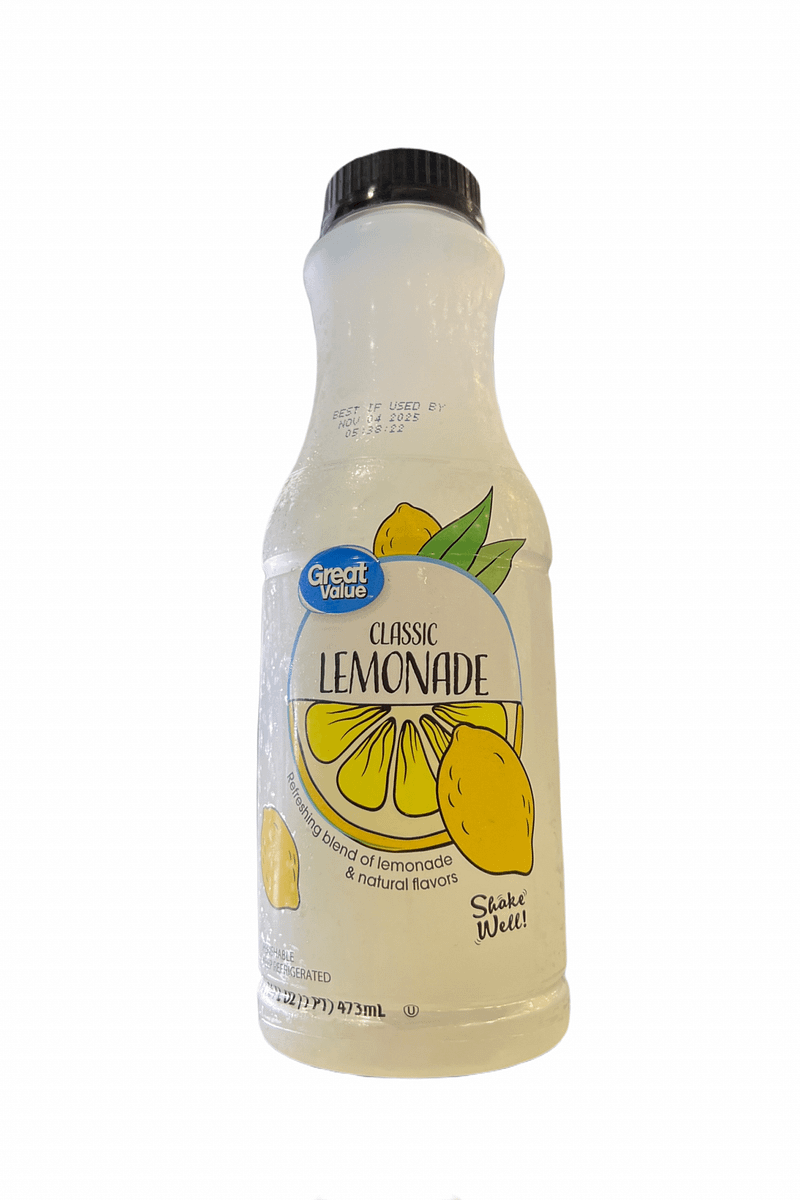 IMG_2549 Great Value Classic Lemonade 16oz